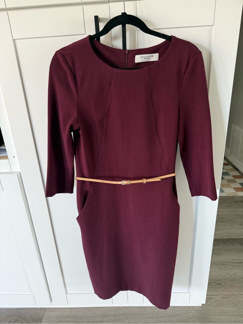 M.M.LaFleur Burgundy Dress